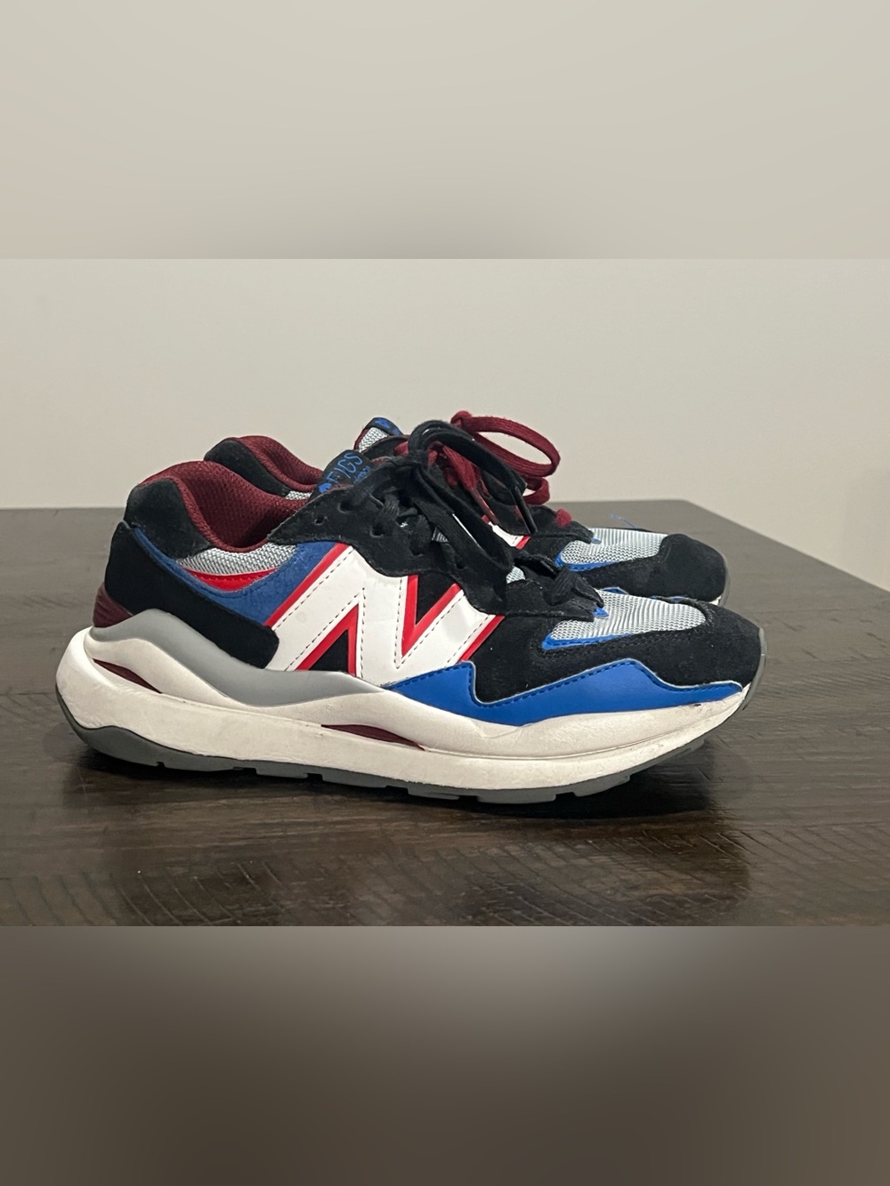 New Balance 57/40  Multicolor Runner Sneakers - Blue, White, Black, Red
